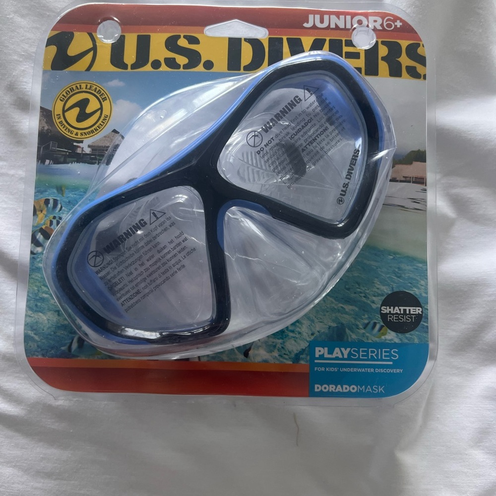 - NIP AQUA LUNG US DIVER PLAY SERIES JUNIOR MASK - DORADO MASK